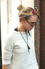 CARA DELEVINGNE Leaves Storm Agency in London