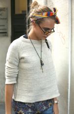 CARA DELEVINGNE Leaves Storm Agency in London