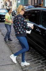 CARA DLEVINGNE Heading to a Metting in New York