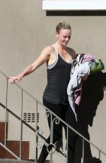 CHARLIZE THERON Leaves Yoga Class in South Africa