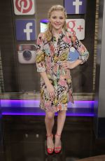 CHLOE MORETZ at Despierta America in Miami