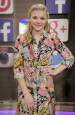 CHLOE MORETZ at Despierta America in Miami