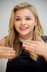 CHLOE MORETZ at If I Stay Press Conference in Los Angeles