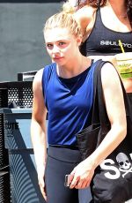 CHLOE MORETZ Leave Soulcycle in Los Angeles