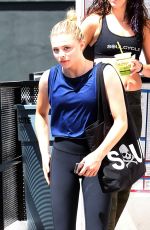 CHLOE MORETZ Leave Soulcycle in Los Angeles