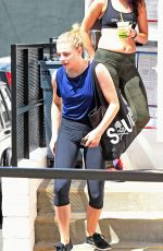 CHLOE MORETZ Leave Soulcycle in Los Angeles