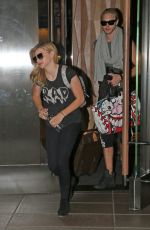 CHLOE MORETZ Leaves Her Hotel in New York 1908