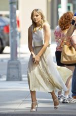 CHLOE MORETZ Out and About in Soho