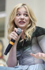 CHLOE MORETZ Promotes If I Stay Book in Seattle