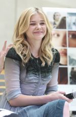 CHLOE MORETZ Promotes If I Stay Book in Seattle