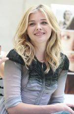 CHLOE MORETZ Promotes If I Stay Book in Seattle