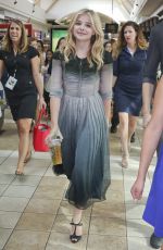 CHLOE MORETZ Promotes If I Stay Book in Seattle