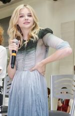 CHLOE MORETZ Promotes If I Stay Book in Seattle