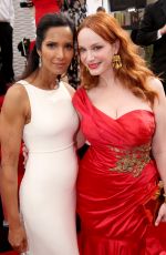 CHRISTINA HENDRICKS at 2014 Emmy Awards