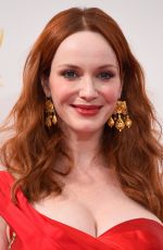 CHRISTINA HENDRICKS at 2014 Emmy Awards