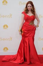 CHRISTINA HENDRICKS at 2014 Emmy Awards