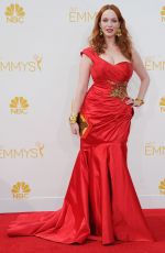 CHRISTINA HENDRICKS at 2014 Emmy Awards