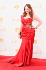 CHRISTINA HENDRICKS at 2014 Emmy Awards
