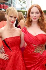 CHRISTINA HENDRICKS at 2014 Emmy Awards