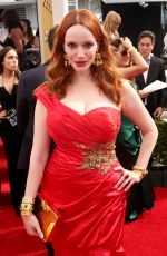 CHRISTINA HENDRICKS at 2014 Emmy Awards