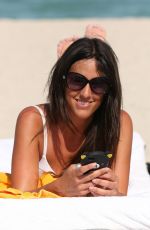 CLAUDIA ROMANI in Bikini on the Beach in Miami 2108