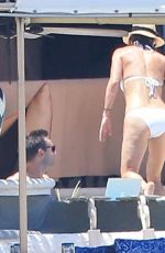 COURTNEY COX in Bikini at a Pool in Cabo San Lucas