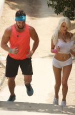 COURTNEY STODDEN Workout at Griffith Park in Hollywood