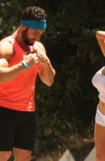 COURTNEY STODDEN Workout at Griffith Park in Hollywood