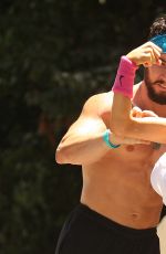 COURTNEY STODDEN Workout at Griffith Park in Hollywood