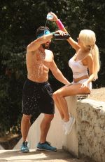COURTNEY STODDEN Workout at Griffith Park in Hollywood