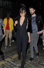 DAISY LOWE Arrives at Nick Grimshaw