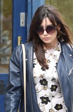 DAISY LOWE Walks Her Dog Out in Primrose Hill