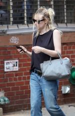 DAKOTA FANNING and Jamie Strachan Out and About in New  York 2008
