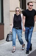 DAKOTA FANNING and Jamie Strachan Out and About in New  York 2008