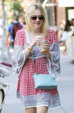 DAKOTA FANNING Out and About in New York 2507