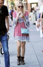 DAKOTA FANNING Out and About in New York 2507