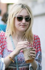 DAKOTA FANNING Out and About in New York 2507