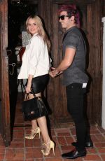DEBBY RYAN Arrives at Little Door Restaurant in Los Angeles