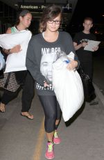 DEMI LOVATO Arrives at LAX Airport 1608