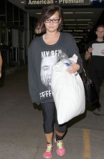 DEMI LOVATO Arrives at LAX Airport 1608
