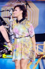 DEMI LOVATO at Good Morning America in New York