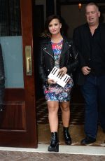 DEMI LOVATO Leaves Her Hotel in New York