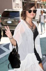 DEMI LOVATO leaves Her New York Hotel
