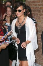 DEMI LOVATO leaves Her New York Hotel