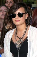 DEMI LOVATO leaves Her New York Hotel
