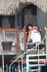 DEMI LOVATO on Vacation in Bora Bora