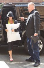 DEMI LOVATO Out with Pillow in New York