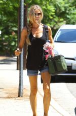 DENISE RICHARDS at Coldwater Park in Beverly Hills