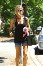 DENISE RICHARDS at Coldwater Park in Beverly Hills