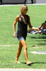 DENISE RICHARDS at Coldwater Park in Beverly Hills